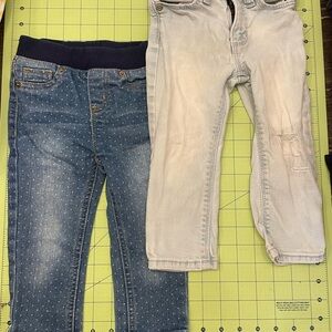 Old Navy Kids Blue and Light Blue Jeans Set
